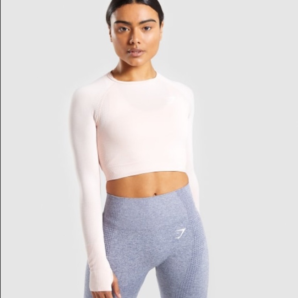 Gym shark vital long sleeve crop top